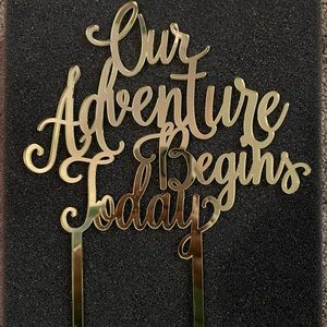 Oriental Trading wedding cake topper